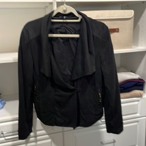 Nic + Zoe faux sued jacket.
